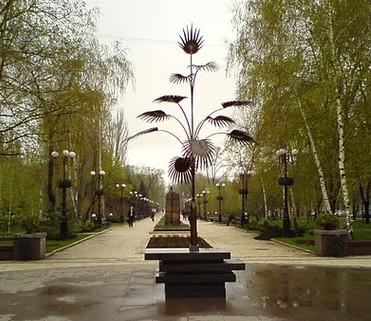 Пальма Мерцалова на бульваре Пушкина
