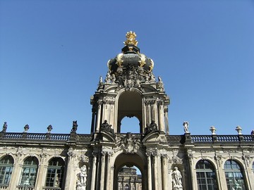 Дворец Цвингера в Дрездене, в котором расположена картинная галерея
