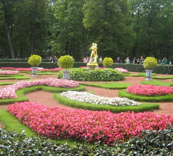 Монплезирский сад. Петергоф