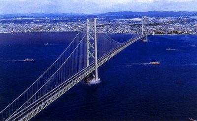 Мост Akashi Kaikyo в Японии