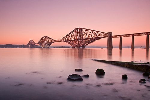 Forth Bridge в Шотландии