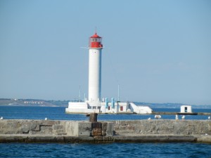 Воронцовский маяк. Вид с прогулочного катера (Одесса и область)