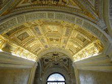 Потолок внутри дворца Дожей (Венеция)
