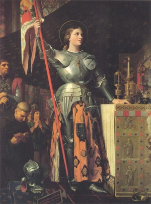 Жан-Огюст Доминик Энгр. Жанна д Арк на коронации Карла VII в Реймском соборе 17 июля 1429 г (Франция)