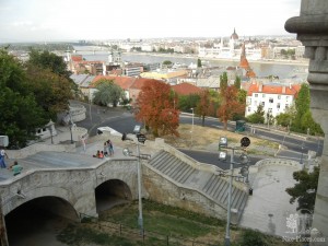 Вид из Рыбацкого бастиона на Пешт (Будапешт)