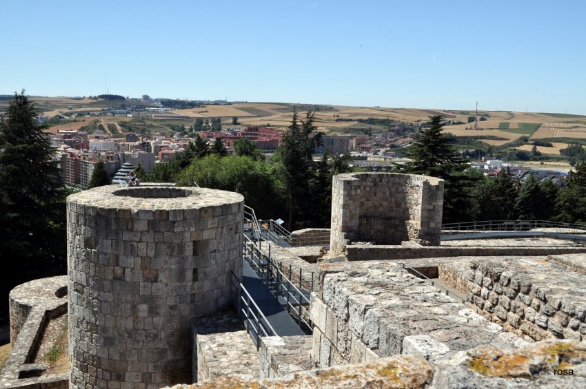 Фото достопримечательностей Испании: Вид с замка Бургоса (Castillo de Burgos)