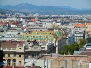 Вид на Будапешт со смотровой площадки Базилики Святого Иштвана (Будапешт)