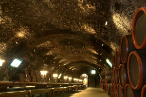 Подвалы музея вина в Токае (Венгрия)