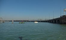 Мост понте-делла-Либерта, связывающий Венецию с материком. Длина более 4 км. (Венеция)