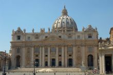 Собор Св. Петра - крупнейший католический собор в мире (Рим)