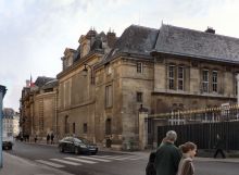 Дом д'Эгильонов - Малый Люксембург со стороны улицы Вожирар (Париж)
