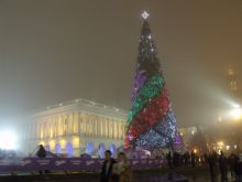 Новогодняя ёлка в Киеве на площади Независимости (Разное)