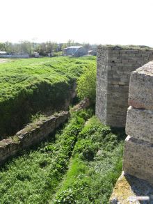 Вид со стен крепости вниз (Одесса и область)