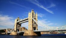 Тауэрский мост (Tower bridge) в Лондоне - самый большой раздвижной мост в мире (Разное)