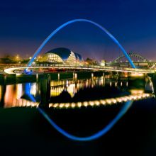 Мост Gateshead Millennium - мост-глаз (Разное)