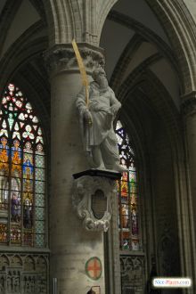 Интерьеры кафедрального собора (Брюссель)