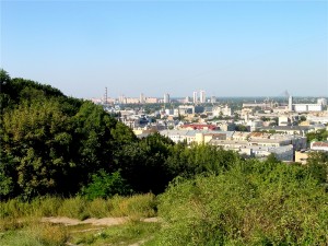 Вид на Подол с Замковой горы (Киев и область)