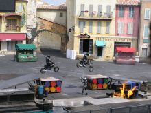 Walt Disney Studios Park. Экстремальный аттракцион Moteurs Action (Франция)