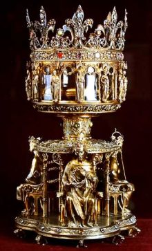 Реликварий для Тернового Венца - пожертвован императором Наполеоном III в 1862 г. (Франция)