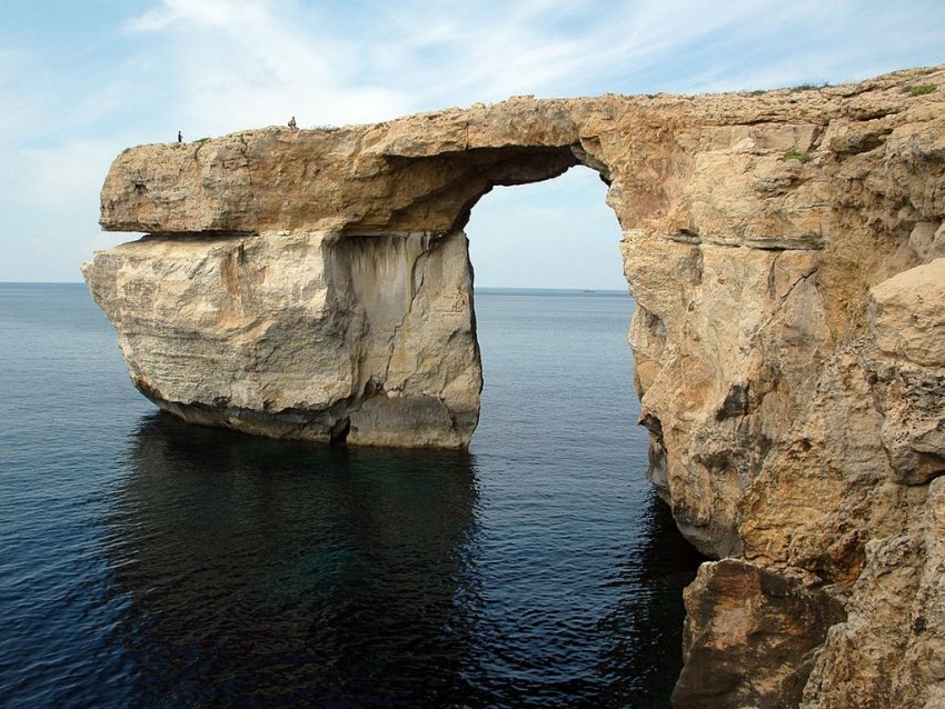 Фото достопримечательностей других стран Европы: "Лазурное окно". Остров Мальта, архипелаг Гозо