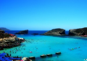 Излюбленное место для купания на Мальте - "Голубая лагуна" (Разное)