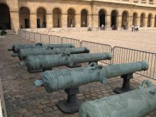 Трофейные пушки из коллекции музея Армии (Париж)