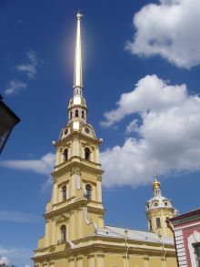 Петропавловский собор — самое высокое здание Санкт-Петербурга (Санкт-Петербург и область)