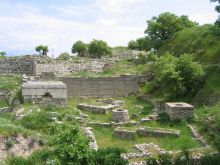 Остатки античного города Троя (Турция)