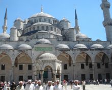 Голубая мечеть - главная мечеть Стамбула (Турция)