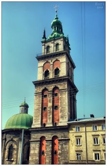 Башня Корнякта. Самое высокое сооружение старой части Львова - 65.8 м. (Львов и область)
