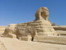 Большой сфинкс в Египте (Египет)