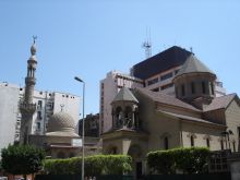 Мечеть и Армянская церковь в Каире (Египет)