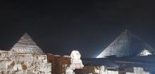 Световое шоу на пирамидах (Египет)