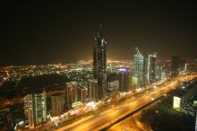 Ночной Дубаи (Объединённые Арабские Эмираты (ОАЭ))