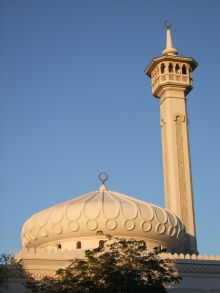 Мечеть в районе Бастакия в Дубае (Объединённые Арабские Эмираты (ОАЭ))