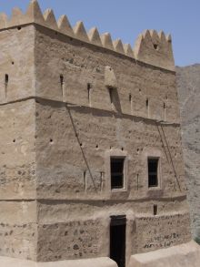 Средневековая крепость Аль-Хейль в Фуджейре (Объединённые Арабские Эмираты (ОАЭ))