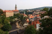 Один из красивейших городков Чехии - Чешский Крумлов входит в наследие ЮНЕСКО (Чехия)