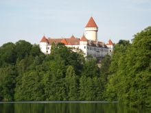 Вид на замок Конопиште (Чехия)