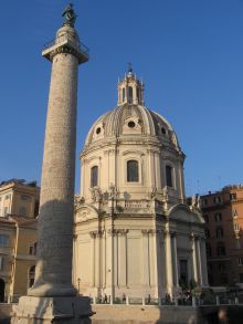 40-метровая Колонна Траяна (Рим)