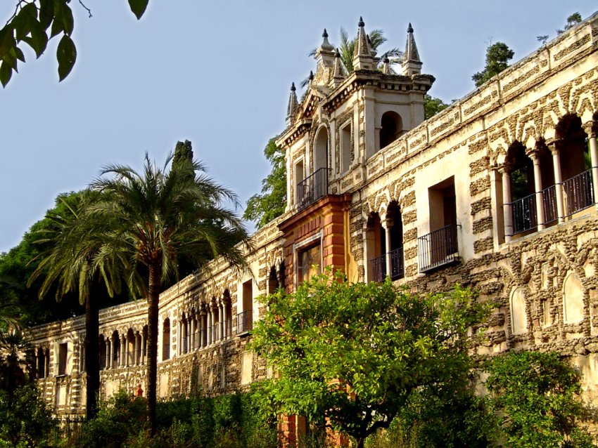 Фото достопримечательностей Испании: Севилья, королевский дворец Алькасар