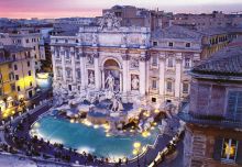 Рим. Один из красивейших фонтанов в мире Треви (Италия)