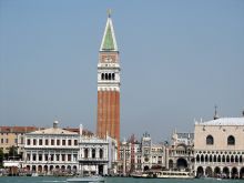 Венеция. Кампанила собора Св. Марка (Италия)