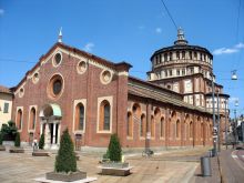 Церковь Санта-Мария делле Грацие в Милане (Италия)