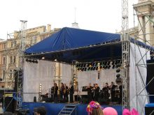 Концерт возле Оперного театра. Джазовая группа  (Одесса и область)