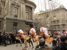 Уличное шествие. Танцоры из шоу-балета (Одесса и область)