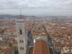 Флоренция. Вид со смотровой площадки собора Санта Мария-дель-Фьори (Флоренция)