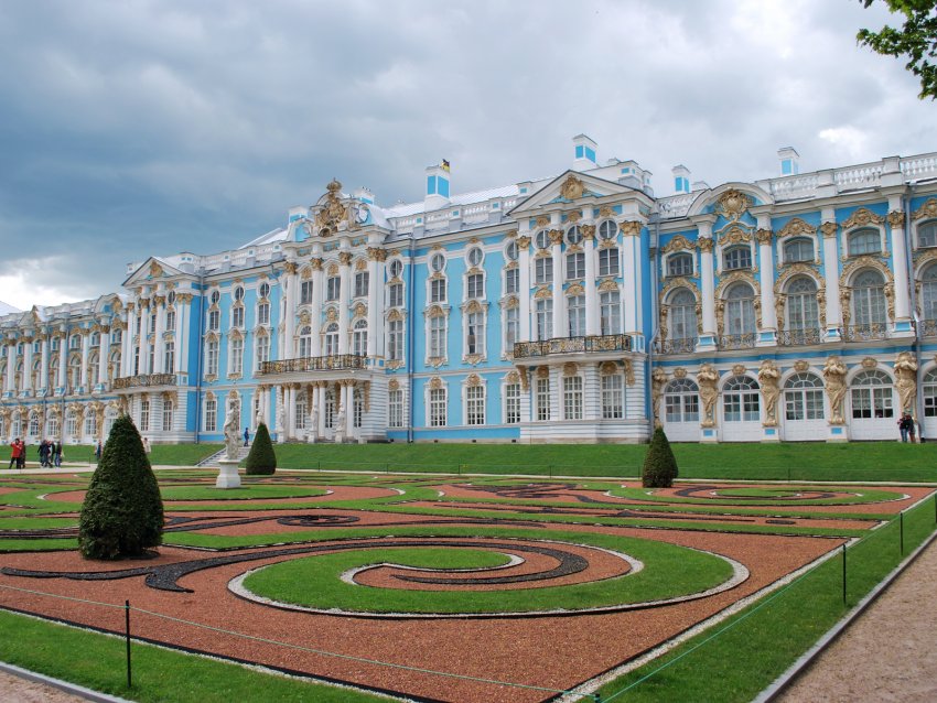 Фото достопримечательностей Санкт-Петербурга и области: Екатерининский дворец в г. Пушкин (Царское село)