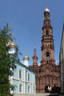 Колокольня Богоявленского собора на ул. Баумана (Татарстан)