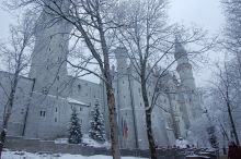 Нойшванштайн зимой - настоящий замок Снежной королевы (Германия)