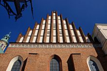 Готический собор Св. Яна недалеко от Рыночной площади (Польша)